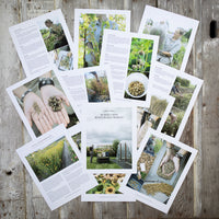 An overhead of the Bloom to Seed book bonus materials.