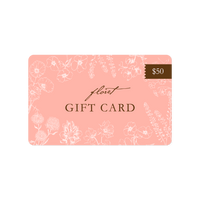 An overhead of Floret's Gift Card $50